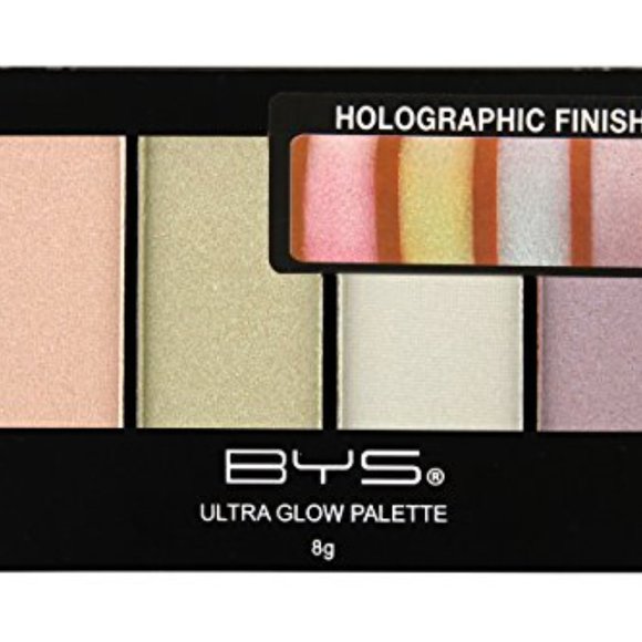 BYS ULTRA GLOW PALETTE Highlighting Palette Holographic - Picture 1 of 2
